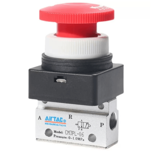 Airtac 停驻旋转按钮型机械阀-CM3PL