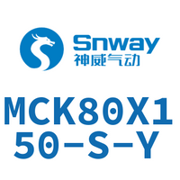 Airtac 焊接夹紧气缸-MCK80X150-S-Y