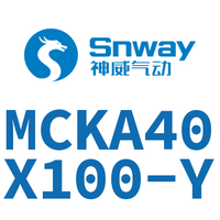Airtac 焊接夹紧气缸-MCKA40X100-Y