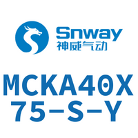 Airtac 焊接夹紧气缸-MCKA40X75-S-Y