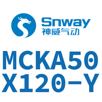 Airtac 焊接夹紧气缸-MCKA50X120-Y