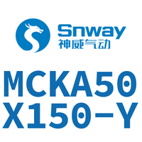 Airtac 焊接夹紧气缸-MCKA50X150-Y