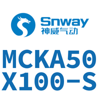 Airtac 焊接夹紧气缸-MCKA50X100-S