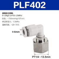 Airtac L型内螺纹接头-PLF402