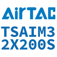 Airtac 带导向架气缸-TSAIM32X200S