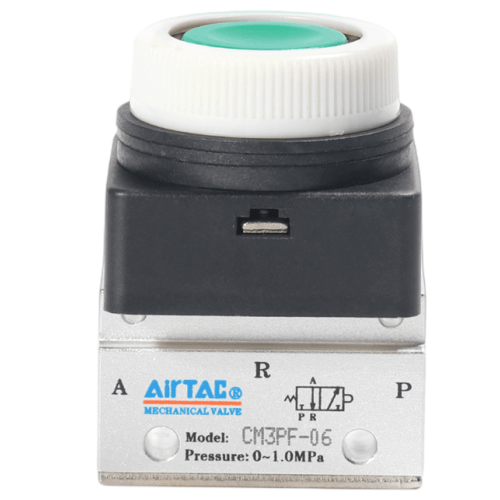 Airtac 平头按钮型机械阀-CM3PF