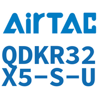 Airtac 平面回转夹紧气缸-QDKR32X5-S-U