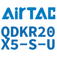 Airtac 平面回转夹紧气缸-QDKR20X5-S-U