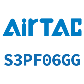 Airtac 平头按钮型机械阀-S3PF06GG
