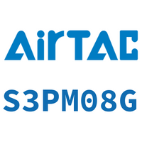 Airtac 蘑菇头按钮型机械阀-S3PM08G