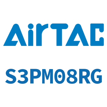 Airtac 蘑菇头按钮型机械阀-S3PM08RG