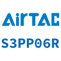 Airtac 凸头按钮型机械阀-S3PP06R