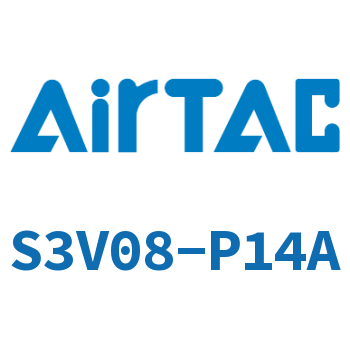 Airtac 垂直滚轮型机械阀-S3V08-P14A