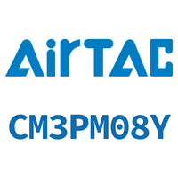 Airtac 蘑菇头按钮型机械阀-CM3PM08Y