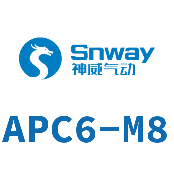 Airtac 螺纹快插接头-APC6-M8