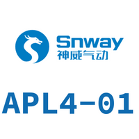 Airtac L型弯接头-APL4-01