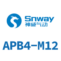 Airtac 正型三通接头-APB4-M12