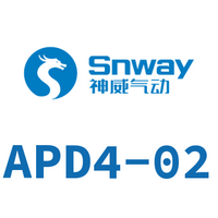 Airtac T侧型三通接头-APD4-02