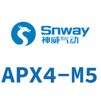 Airtac Y型三通接头-APX4-M5