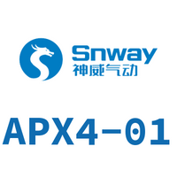 Airtac Y型三通接头-APX4-01