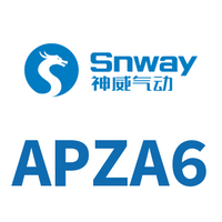 Airtac 十字四通接头-APZA6