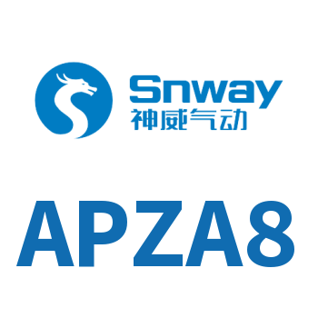 Airtac 十字四通接头-APZA8