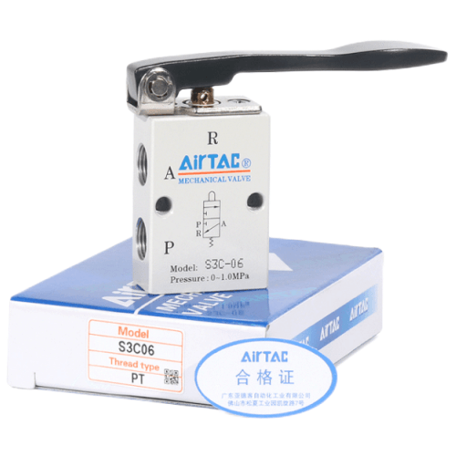 Airtac 长柄型机械阀-S3C