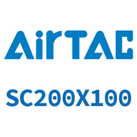 Airtac 拉杆气缸铝合金-SC200X100