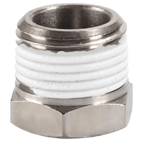 Airtac 禁铜内外螺纹直通接头-B52-BD