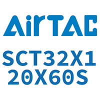 Airtac 多位置倍力气缸-SCT32X120X60S