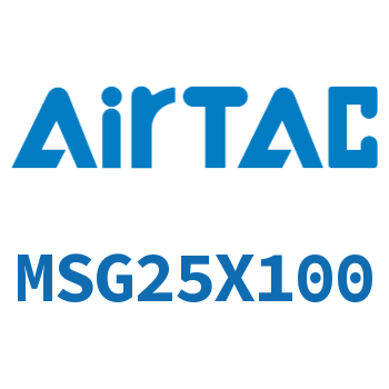 Airtac 不锈钢迷你气缸-MSG25X100