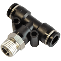 Airtac T形正螺纹三通接头-PEB