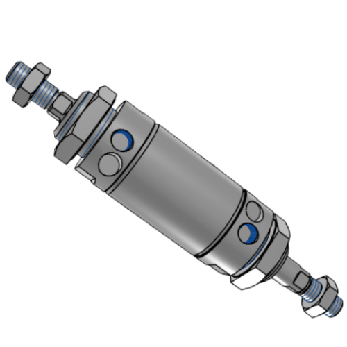 Airtac 铝合金迷你气缸-MBLCD