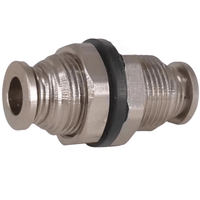 Airtac 全金属穿板直通接头-BPM