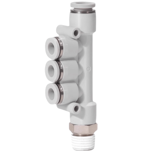 Airtac 接头-螺纹五通-X-APKB