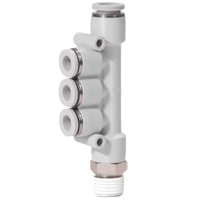 Airtac 接头-螺纹五通-X-APKB