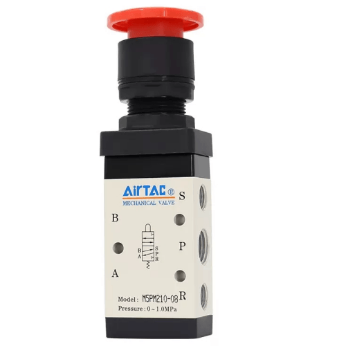Airtac M5PM Mushroom Push Button Type Mechanical Valve M5PM21008BG