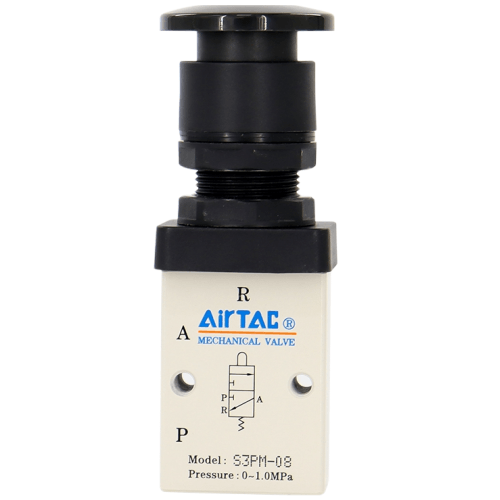 Airtac 蘑菇头按钮型机械阀-S3PM