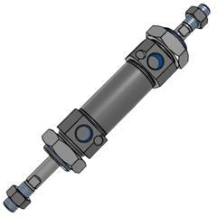 Airtac MFCD Double Rod Cushioned Mini Cylinder MFCD40X80S — view 2