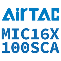 Airtac 缓冲型迷你气缸-MIC16X100SCA