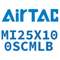 Airtac 不锈钢迷你气缸-MI25X100SCMLB