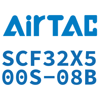 Airtac 标准气缸拉杆式带阀型-SCF32X500S-08B