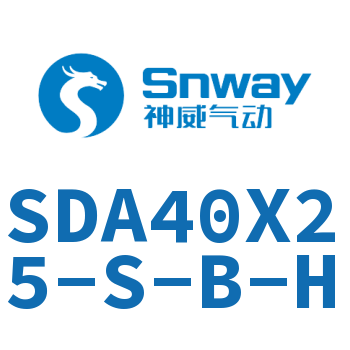 Airtac 超薄气缸-SDA40X25-S-B-H