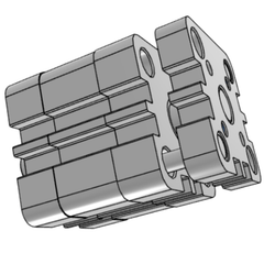 Airtac TACED Guided Compact Cylinder TACED80X50 — view 2
