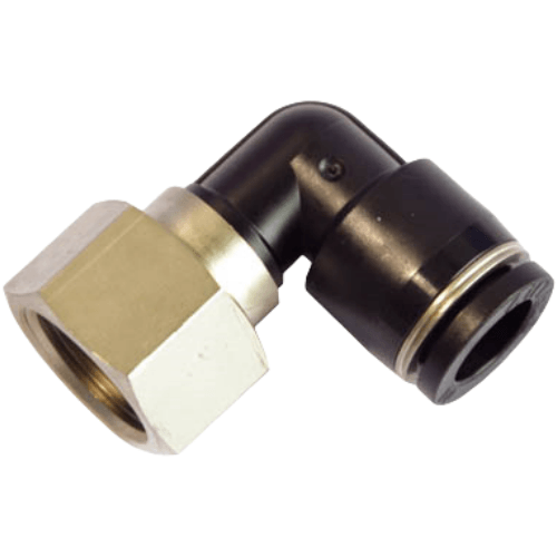 Airtac PLF L-Shaped Female Thread Adapter PLF804D