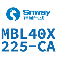 Airtac MBL Aluminum Alloy Mini Cylinder MBL40X225-CA — view 5