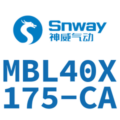Airtac MBL Aluminum Alloy Mini Cylinder MBL40X175-CA — view 5