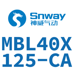 Airtac MBL Aluminum Alloy Mini Cylinder MBL40X125-CA — view 5