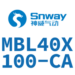 Airtac MBL Aluminum Alloy Mini Cylinder MBL40X100-CA — view 5
