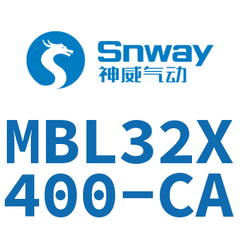 Airtac MBL Aluminum Alloy Mini Cylinder MBL32X400-CA — view 5